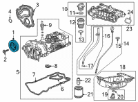 OEM 2021 Chevrolet Trailblazer Vibration Damper Diagram - 12707253