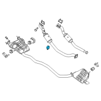 OEM Jeep Grand Cherokee Clamp-Exhaust Diagram - 68077936AA