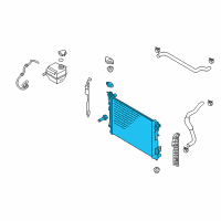 OEM 2015 Kia Sportage Radiator Assembly Diagram - 253102S200