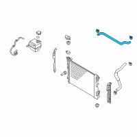 OEM 2013 Kia Sportage Hose-Radiator Upper Diagram - 254113W000