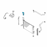 OEM 2015 Kia Sportage Bracket Assembly-Radiator Diagram - 253333W100