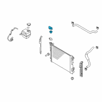 OEM Kia Sportage Bracket Assembly-Radiator Diagram - 253333W100