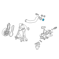 OEM 2019 Honda Accord O-Ring (37.2X4.25) Diagram - 91314-PR7-A00