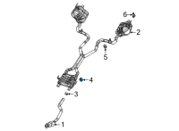 OEM Jeep EXHAUST Diagram - 68440476AA