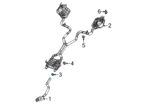 OEM Jeep EXHAUST Diagram - 68479393AA