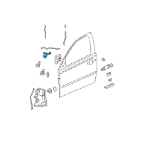 OEM 2008 Chevrolet Malibu Check Strap Diagram - 15952850