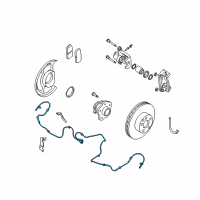 OEM 2008 Nissan Altima Sensor Assembly Anti Ski, Rear Diagram - 47900-JB10A