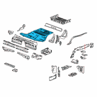 OEM 2020 Chevrolet Camaro Rear Floor Pan Diagram - 84712064