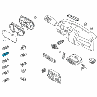 OEM 2012 Kia Sorento Switch Assembly-Rear Wiper Diagram - 937491U000