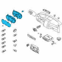 OEM 2011 Kia Sorento Cluster Assembly-Instrument Diagram - 940011U011