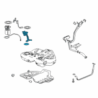 OEM 2015 Cadillac XTS Fuel Pump Diagram - 13578384