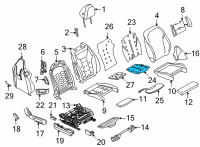 OEM 2021 BMW M440i HEATING ELEMENT, SPORTS SEAT Diagram - 52-10-8-076-565