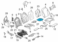 OEM 2021 BMW M440i xDrive HEATING ELEMENT, SPORTS SEAT Diagram - 52-10-8-076-565