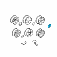 OEM 2007 Ford Expedition Hub Cap Diagram - 7L1Z-1130-E