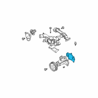 OEM 2015 Infiniti QX80 Gasket-Water Pump Diagram - 21014-7S000