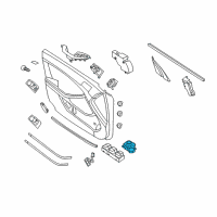 OEM Kia Switch Assembly-Outside Mirror Diagram - 935732T010