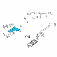 OEM 2003 Mercury Marauder Manifold Diagram - 4W7Z-9430-AA