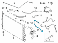 OEM 2021 Ford Transit-350 HD TUBE ASY - WATER OUTLET Diagram - LK4Z-8A519-L