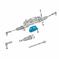 OEM 2022 Jeep Cherokee Cover-Steering Gear Diagram - 68284817AB