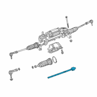 OEM Jeep Cherokee Tie Rod-Inner Diagram - 68319181AA