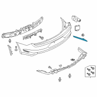 OEM 2016 Ford Mustang Reflector Diagram - JR3Z-15A449-A