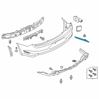 OEM 2022 Ford Mustang Reflector Diagram - JR3Z-15A449-A