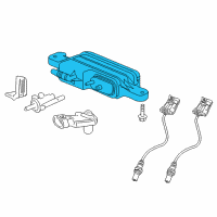 OEM 2011 Chevrolet Caprice Vapor Canister Diagram - 92222164