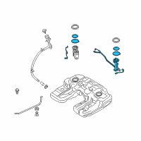 OEM 2015 BMW X6 Fuel Level Sending Unit Diagram - 16-11-7-212-587