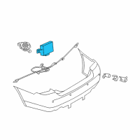 OEM 2012 Ford Fusion Module Diagram - AE5Z-15K866-A