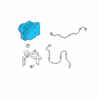 OEM 2012 Nissan Versa Anti Skid Actuator Assembly Diagram - 47660-ZN91B