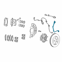 OEM 2009 Jeep Grand Cherokee Hose-Brake Diagram - 52089256AC