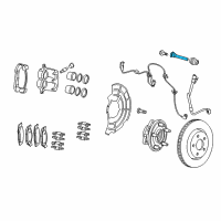 OEM 2010 Jeep Grand Cherokee Pin-CALIPER Diagram - 5143697AC