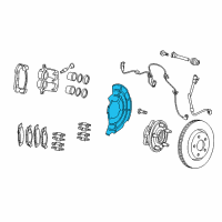 OEM 2007 Jeep Commander Shield-Splash Diagram - 52090433AC