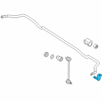 OEM 2006 Kia Amanti Bracket-Rear STABILIZE Diagram - 555753F000