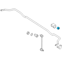 OEM 2006 Kia Amanti Clamp-Stab Bar Diagram - 555483F100