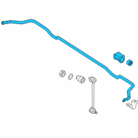 OEM 2006 Kia Amanti STABILIZER Bar & BUSHING A Diagram - 555103F100