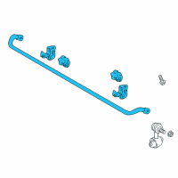 OEM Hyundai Elantra GT Bar Assembly-RR STABILIZER Diagram - 55510-F2AA0