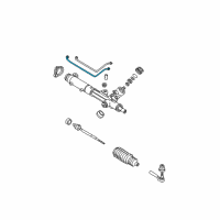 OEM 1998 Chevrolet Camaro Pipe Asm, Steering Gear(Long) Diagram - 26019447