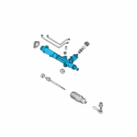 OEM 1998 Pontiac Firebird Gear Kit, Steering (Remanufacture) Diagram - 19330435