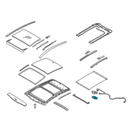 OEM 2020 Kia Cadenza Motor Assembly-PANORAMAROOF(Ro Diagram - 81671F6010