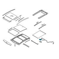 OEM 2018 Kia Cadenza Motor Assembly-PANORAMAROOF(Gl Diagram - 81671F6000