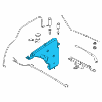 OEM 2017 BMW 328d xDrive Washer Fluid Reservoir Diagram - 61-66-7-241-676
