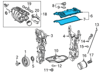 OEM Lexus ES300h Cover Sub-Assembly CYLI Diagram - 11201-F0011
