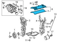 OEM Toyota Avalon Valve Cover Diagram - 11201-F0011