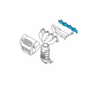 OEM 2009 Hyundai Elantra Gasket-Exhaust Manifold Diagram - 28521-23005