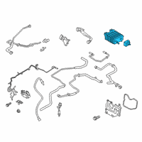 OEM Lincoln Vapor Canister Diagram - FG9Z-9D653-H