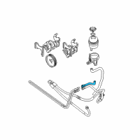 OEM 2001 BMW X5 Radiator Return Line Diagram - 32-41-6-767-136