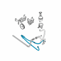 OEM 2001 BMW X5 Pressure Hose Assembly Diagram - 32-41-6-759-774