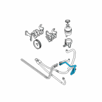 OEM 2004 BMW X5 Return Pipe Diagram - 32-41-6-764-026