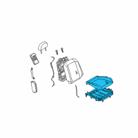 OEM 2003 Infiniti G35 Cushion Assy-Front Seat Diagram - 87300-AM300